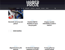 Tablet Screenshot of haberproje.com